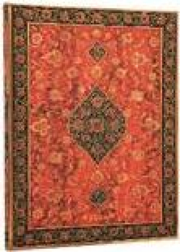 2026 Layla (Persian Poetry) Ultra 12-month Vertical Hardcover Flexi Dayplanner 2026 (Elastic Band Closure)