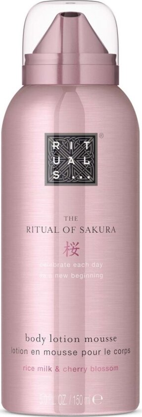 The Ritual of Sakura Body Lotion Mousse - Floral - Kirseb