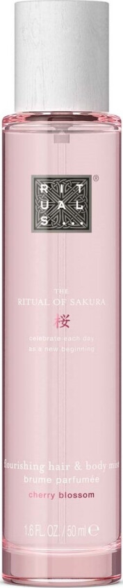The Ritual of Sakura Hair & Body Mist- Floral - Kirsebærb