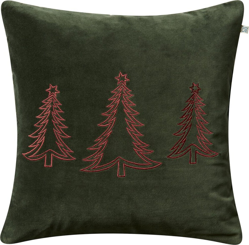 Pine Tree putetrekk 50x50 cm Forest green