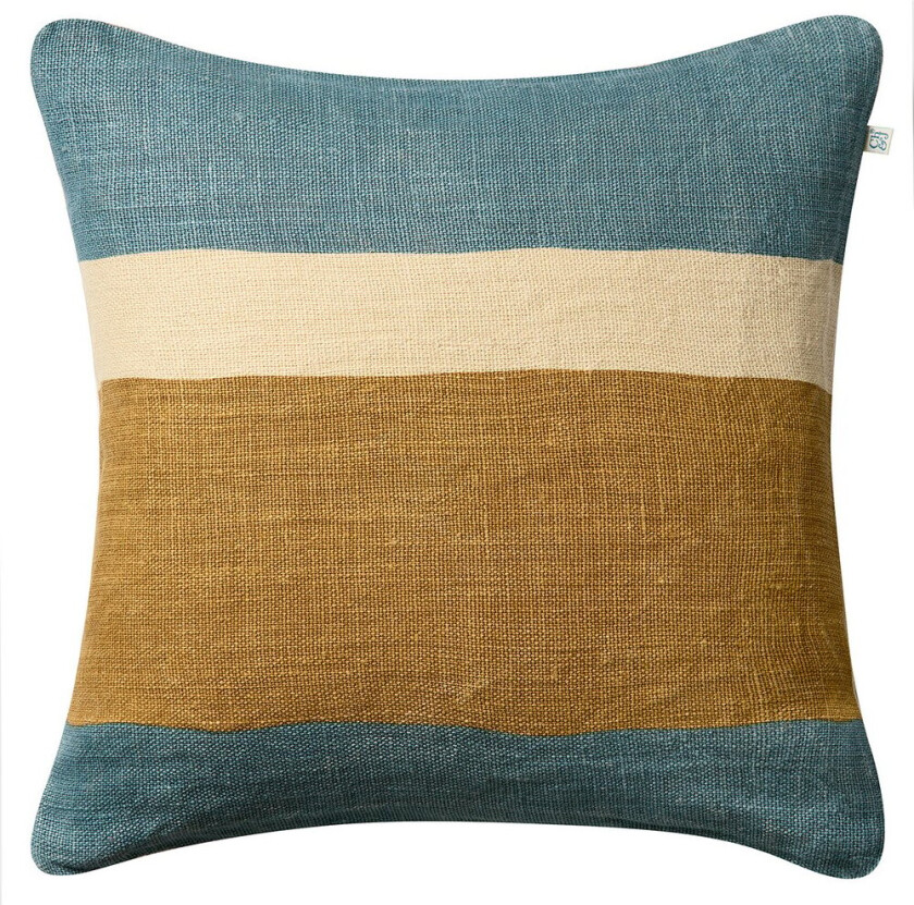 Manali putetrekk 50x50 cm Heaven blue-khaki