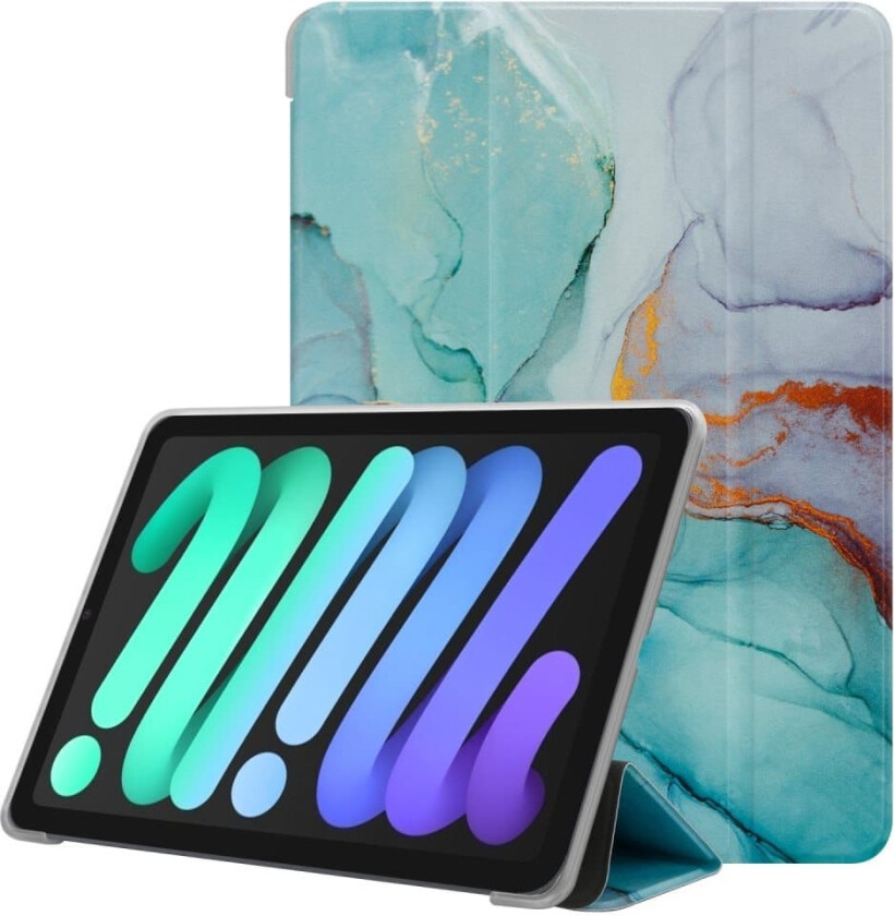 Deksel til iPad MINI 6 (8.3 tommer) Ultratynt Nettbrett Silikondeksel av fleksibel TPU-silikon med stativfunksjon