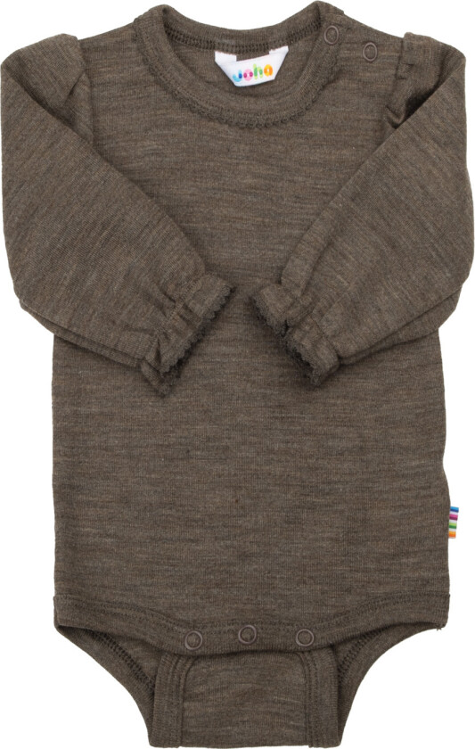 Ullbaby Body Brown Melange Brown Melange-60 cm Wool Brun 60 cm Unisex