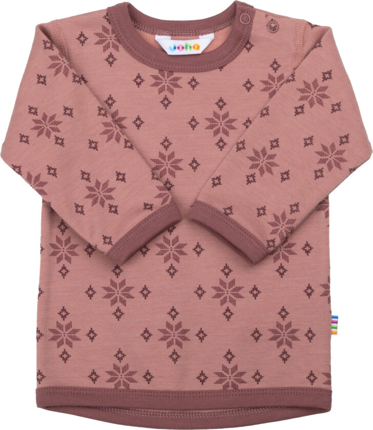 Langermet Ulltopp Med Lange Ermer Rose Rose-100 cm Wool Rød 100 cm kvinne