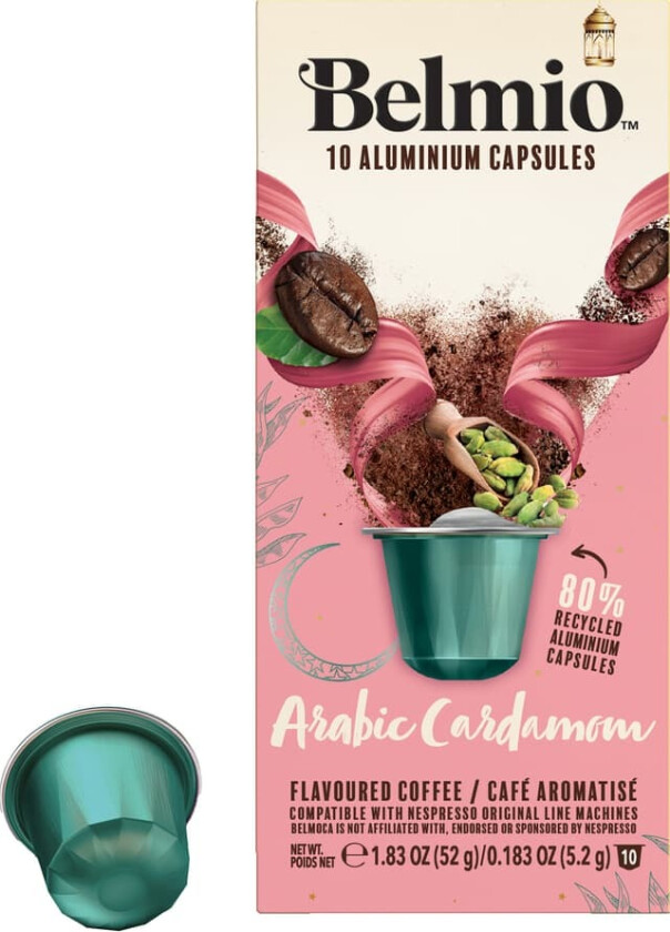 Arabic Cardamom kaffekapsler til Nespresso (10-pk)