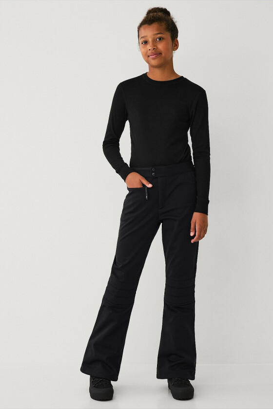 Skibukse Softshell Ski Pants Jr - Svart