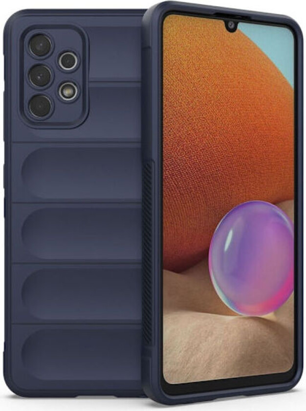 Deksel med mykt grep for Samsung Galaxy A32 - Mørkeblå