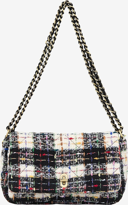 Skulerveske Boucle Checked Hollis Bag - Svart