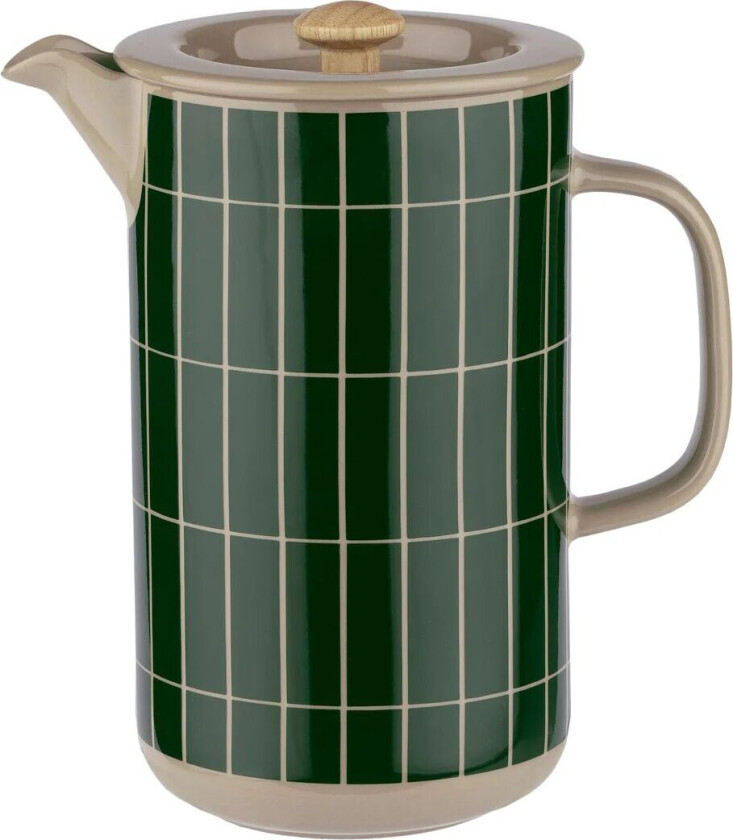 Tiiliskivi presskanne 0,9 l Terra-dark green