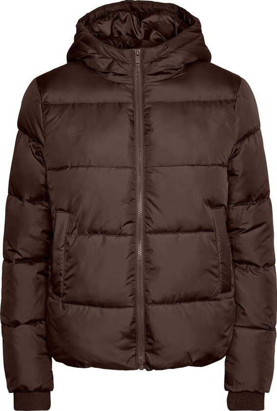 Jakke pcBee New Short Puffer Jacket BC - Brun