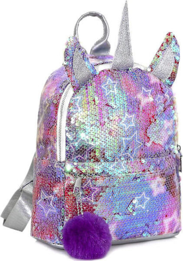 Jente Sequin Ryggsekk, Enhjørning Ryggsekk Jente Sequin Skoleveske For Jenter, Mote Og Holdbar Reise Ryggsekk For Barn, Jenter-A2