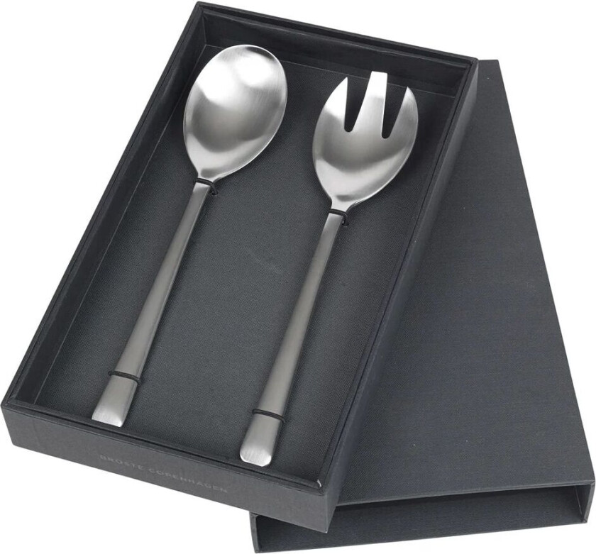 Hune salatbestikk 2-pakn. brushed satin