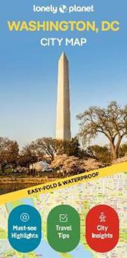 Lonely Planet Washington DC City Map
