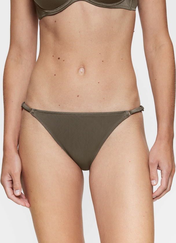 Midnight Rio tanga bikinitruse, grønn, Størrelse: 42, Kvinner