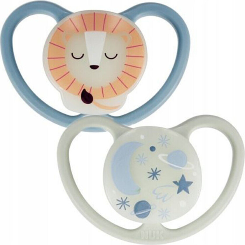 Space Natsut - 6-18 Måneder, Blå - 2 stk