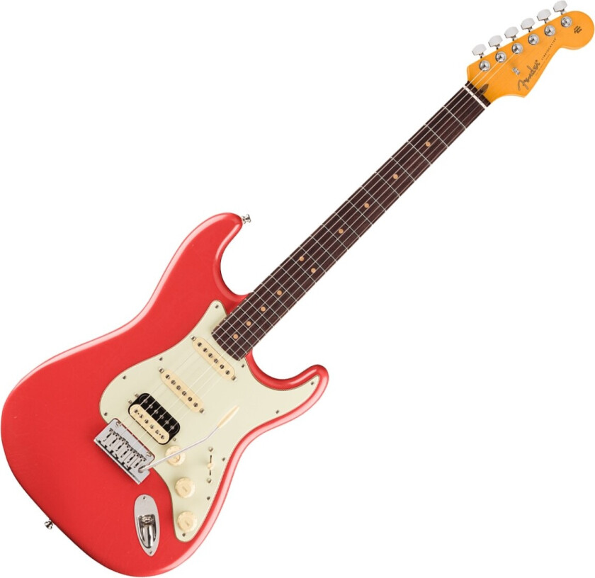American Ultra Luxe Vintage 60s Stratocaster HSS RW Fiesta Red