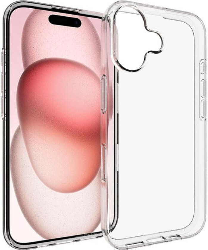 iPhone 17 Fleksibelt Plast Mobil Deksel – Gjennomsiktig