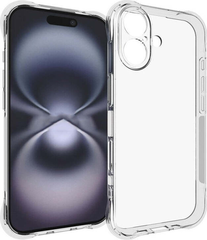 iPhone 17 Fleksibelt Plast Deksel med Forsterkede Hjørner - Gjennomsiktig