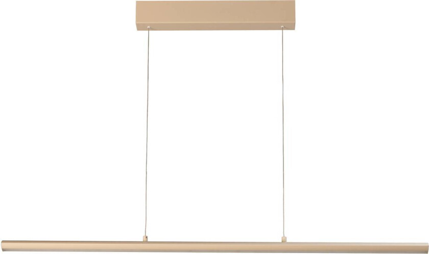 LED-hengelampe Borena, sandfarget, lengde 113 cm, metall