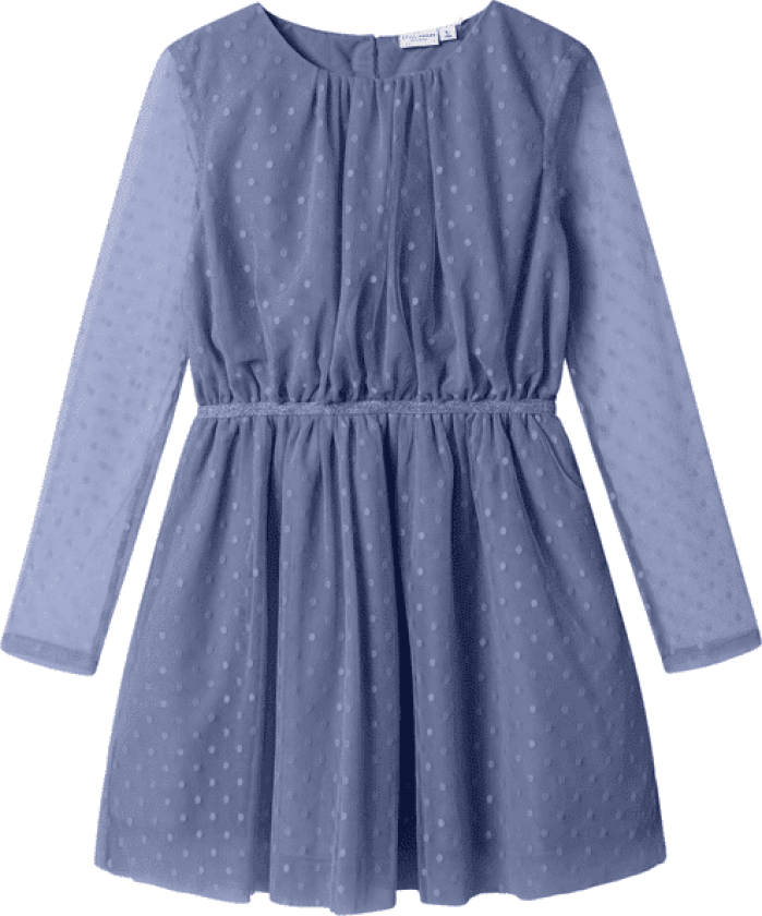 Name It Nkfvabos kjole til barn, Blue Ice