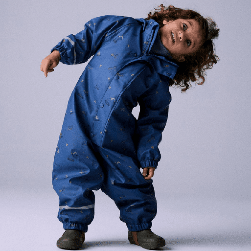 Name It Nmmdry10 regndress til småbarn, Vintage Indigo