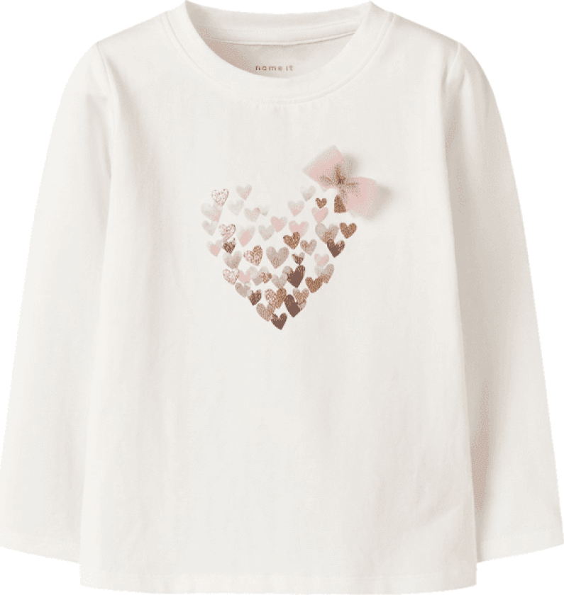 Name It Nmfniva genser til småbarn, Cloud Dancer