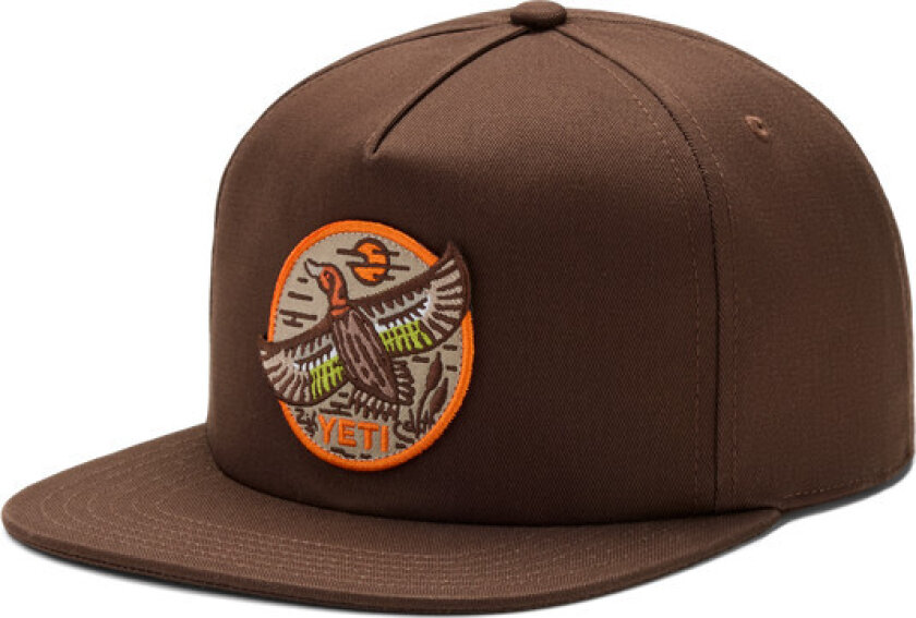 Built For The Wild Duck Flat Brim Hat Dark Brown