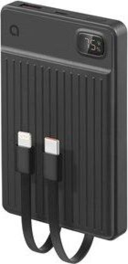 Powerbank PRB-C1000 – 10.000 mAh med innebygde kabler