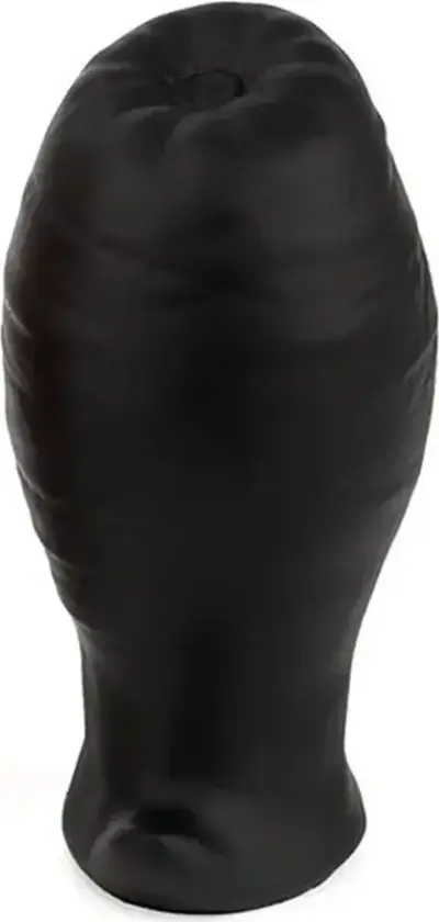 Egg Ass Plug Black 10,5 cm