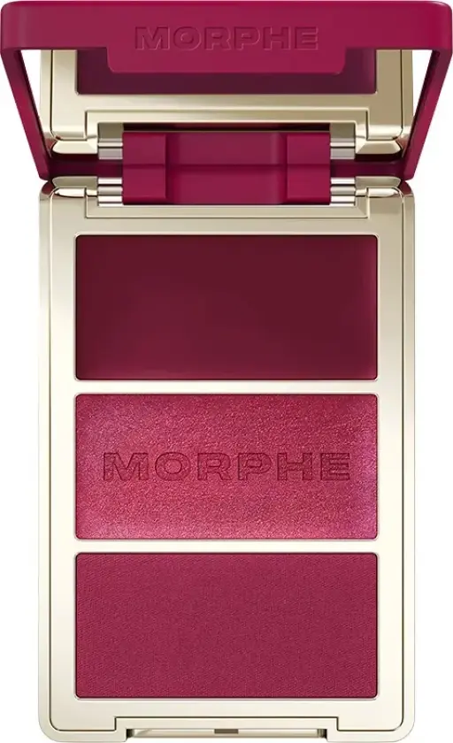 Cheek Thrills Multi-Finish Face Trio Wine & Dine