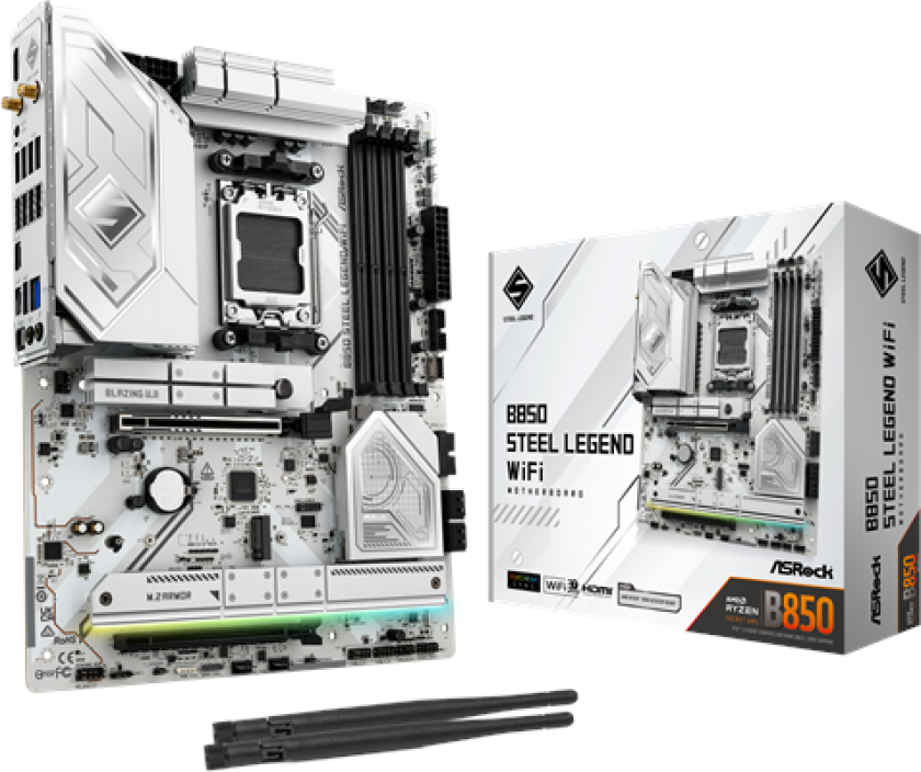 ASRock B850 Steel Legend WiFi Hovedkort