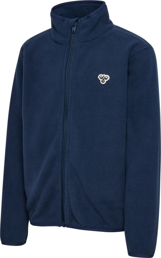 hmlJR Fleece Zip Jacket BEE, Fleecejakke, Junior, Dress Blues