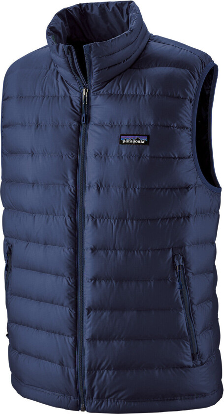 Down Sweater Vest Herre Cacl/Classic Navy W/Classic Navy XL