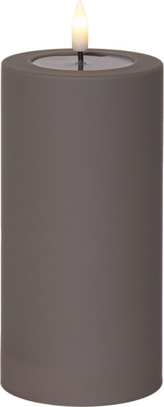 LED-BLOKKLYS FLAMME SOFT MULDVEK / 17,5 CM / TIMER / INNENDØRS/UTENDØRS