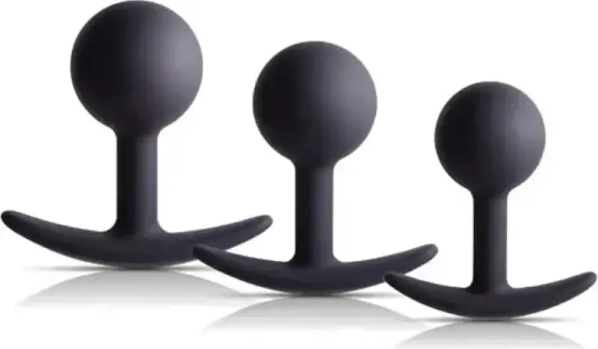 Silicone Anal Kit With Weighted Ball