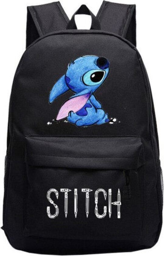 Stitch Ryggsekk Barn Skoleveske Studenter Gutter Bokveske Reiseveske A