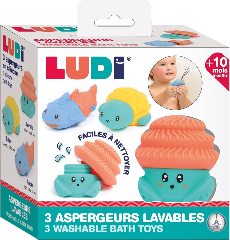 Ludi - Bath animals - 3 pcs - LU40074