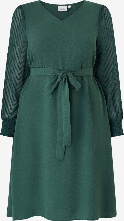Kjole carMetta Life LS Knee Dress Wvn - Grå