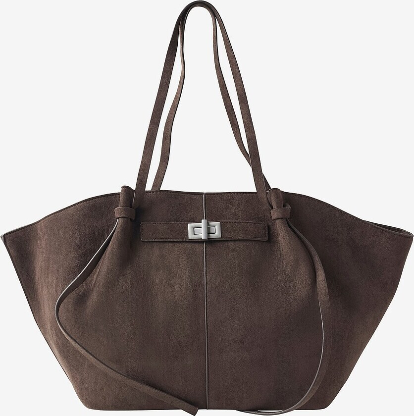 Vesken Long Strap pu Bag - Brun