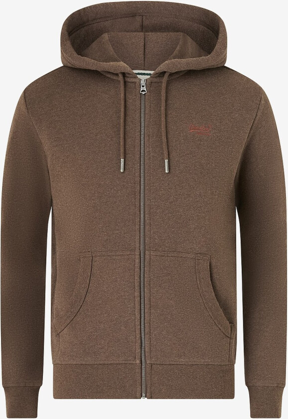 Hettegenser Essential Logo Zip Hoodie HB - Brun