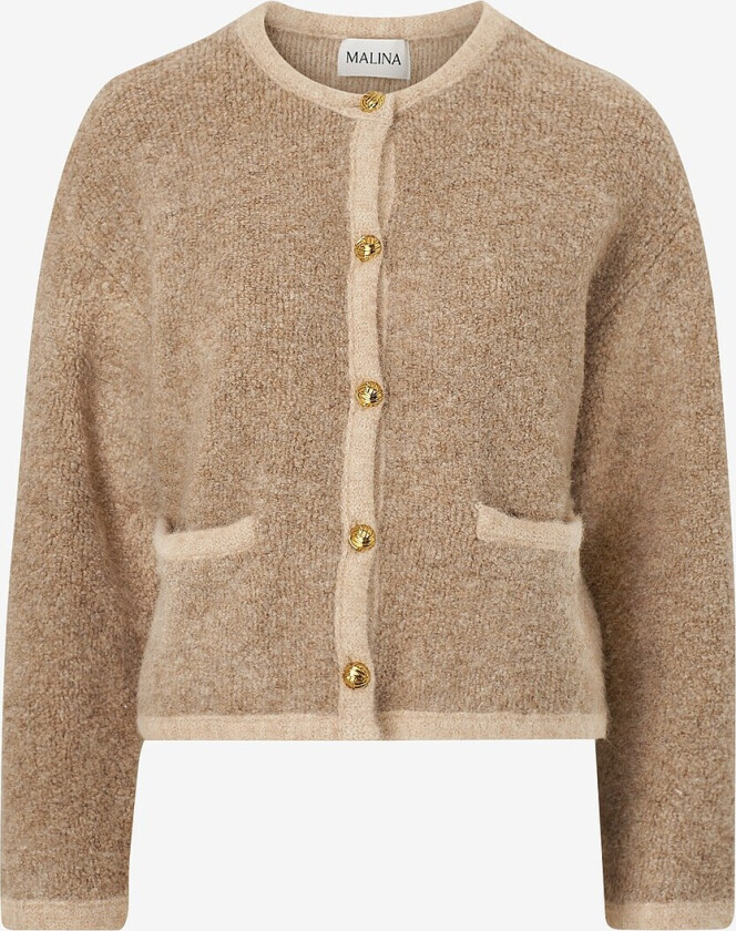 Kardigan Carly Wool Blend - Beige