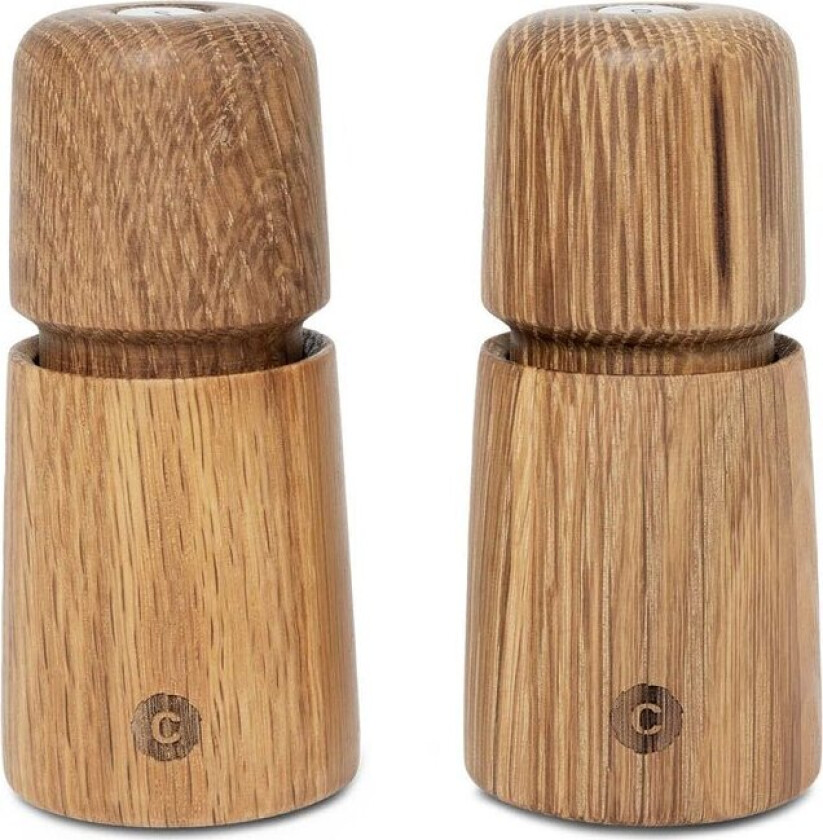 - STOCKHOLM Grinderset ceramic, Oak 11cm