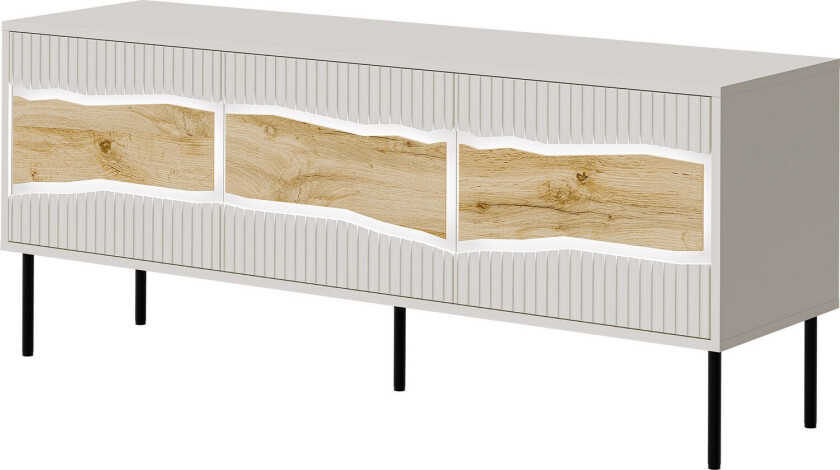 Stintino Tv-Benk 144x40 cm - Beige/Brun