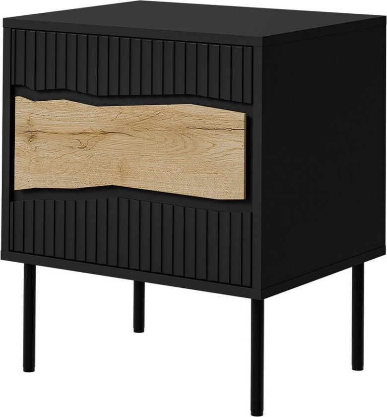 Stintino Nattbord 51 cm - Svart/Brun