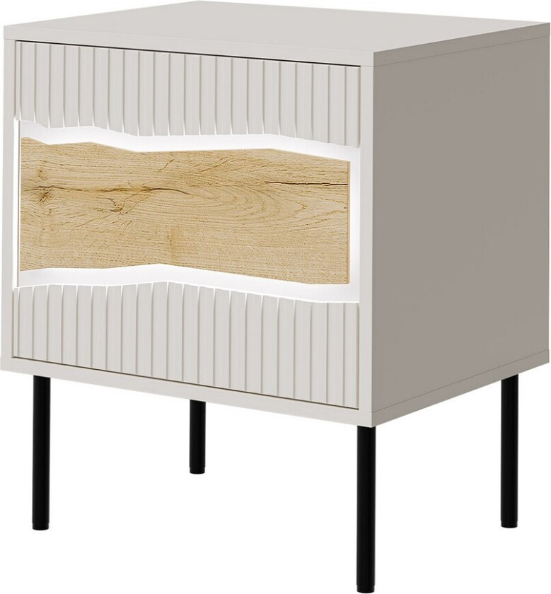 Stintino Nattbord 51 cm - Beige/Brun