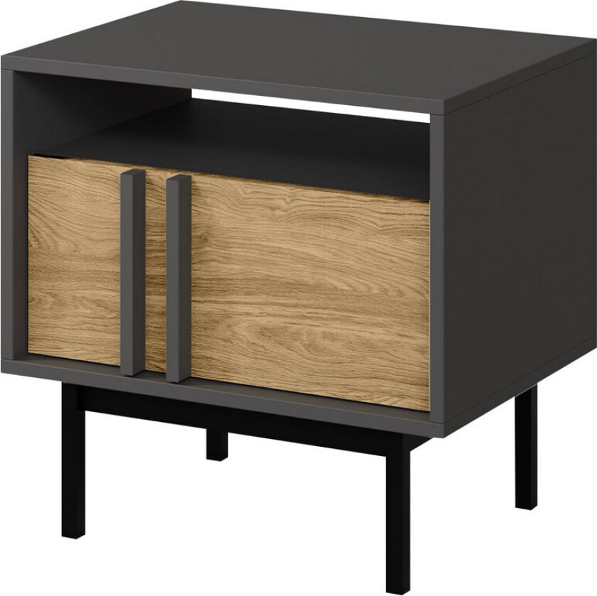 Farshian Nattbord 53 cm - Grå/Brun