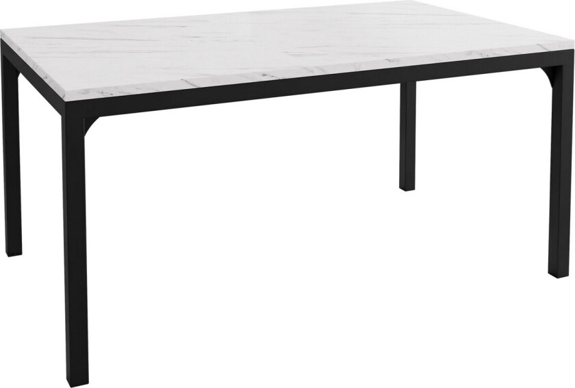 Nerima Sofabord 100 cm - Svart Og Hvitt