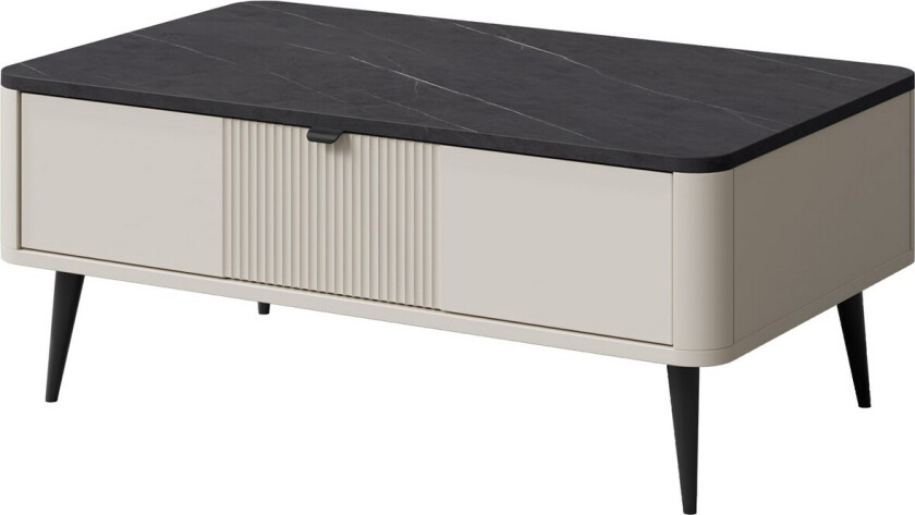 Cucina Sofabord 100 cm - Beige/Grå