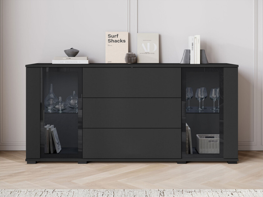 Gammel Skjenk 150x40 cm - Brun