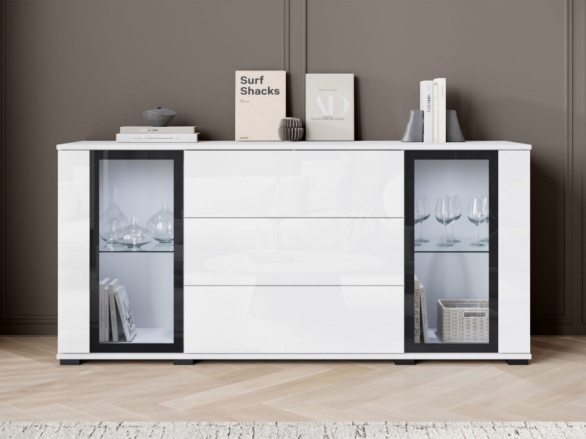 Gammel Skjenk 150x40 cm - Brun